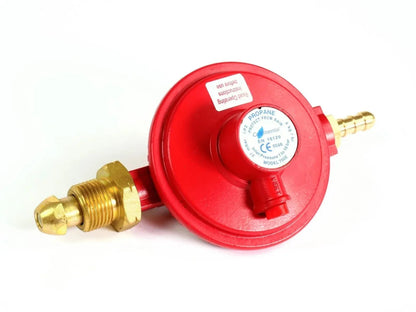 Propane Gas Regulator Kit R700E 37mbar 4kg/h with 2m 8mm Hose & Clips (POL)