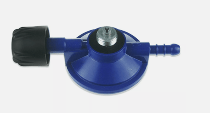 R716-CG CAMPING GAZ STYLE BUTANE GAS CYLINDER LPG BOTTLE REGULATOR SCREW ON BLUE