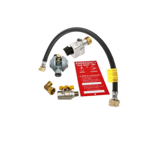 Single OPSO Propane Regulator Kit With 21mm Adaptor