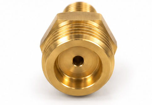 LPG Gas Fitting Adaptor 1/4" BSP Male x W20 Male – Brass Pigtail Connection