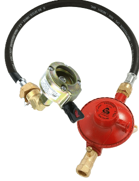 Kit de régulateur de gaz propane à cylindre unique Cavanga, adaptateur Town 27 mm