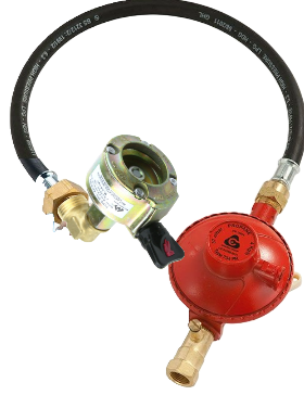 Cavanga Single Cylinder Propane Gas Regulator Kit Town 27mm adaptor