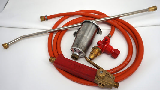 Commercial Gas Weedkiller Inc Hose Wand Flame Torch Adjustable 2 Bar Regulator