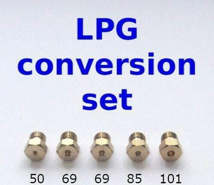 5 LPG Jets Cooker Hob Nozzles Injectors Conversion to LPG Propane G30 G31