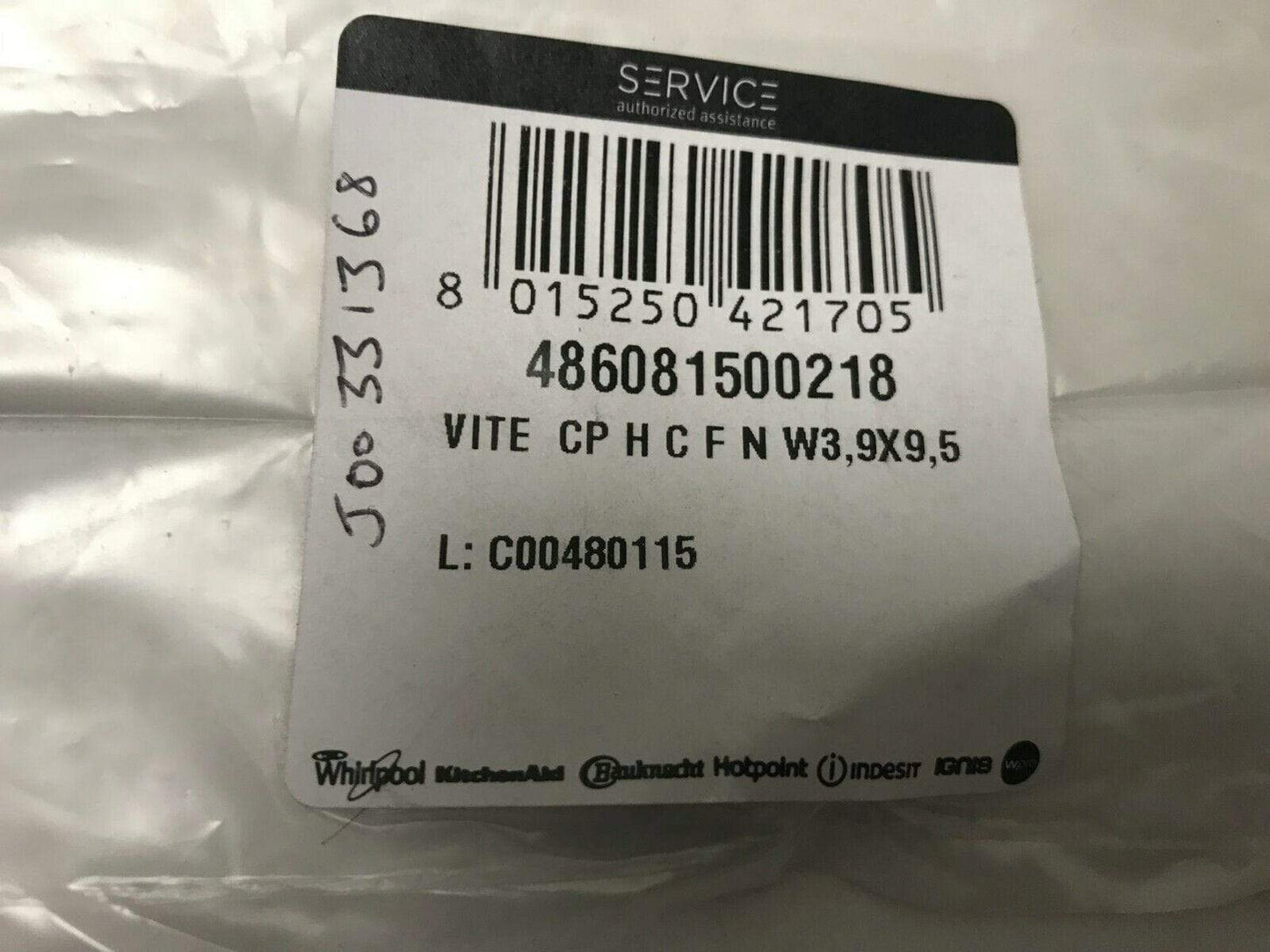 SCREW CP H C F N W3 9X9 5