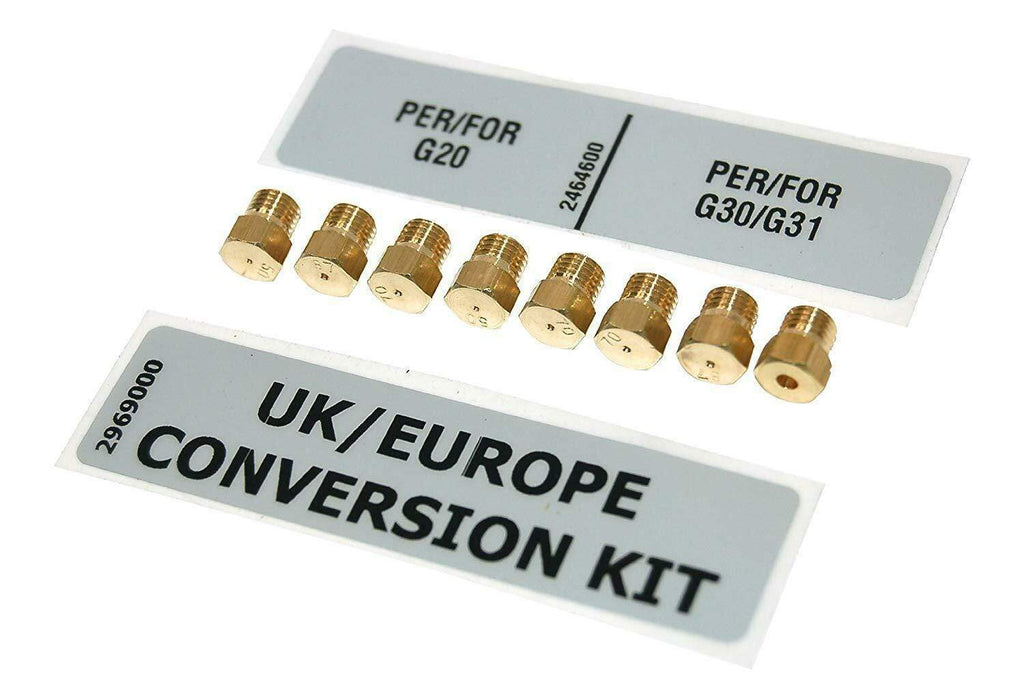 Electrolux Zanussi Hob Universal LPG Gas Jet Conversion Kit (9 Jet Nozzles Inc)