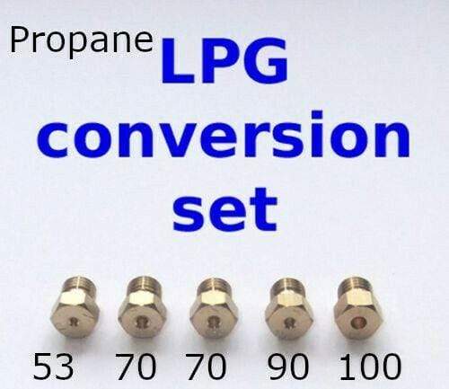 Set of 5 LPG Jets Injectors Cooker Hob Nozzles Conversio