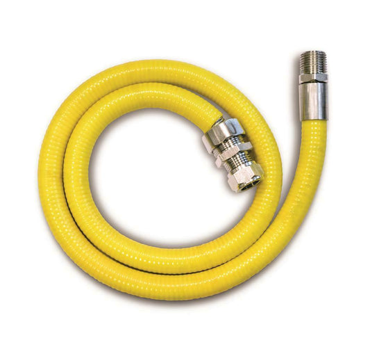 SALVUS HOB MATE GAS CONNECTING HOSE 1m x 1/2" BSPT MALE