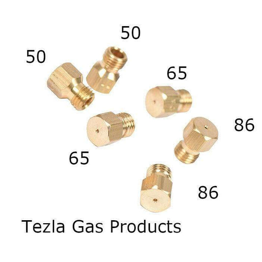 Best 6 LPG Jet Nozzle Hob Kit 2 x 50, 2 x 65, 2 x 86