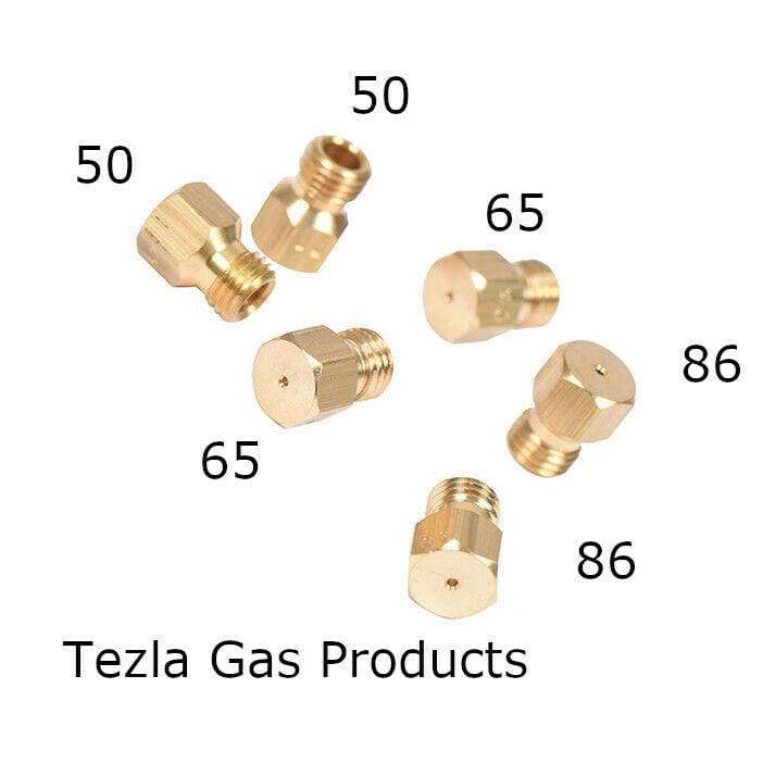 Best 6 LPG Jet Nozzle Hob Kit 2 x 50, 2 x 65, 2 x 86