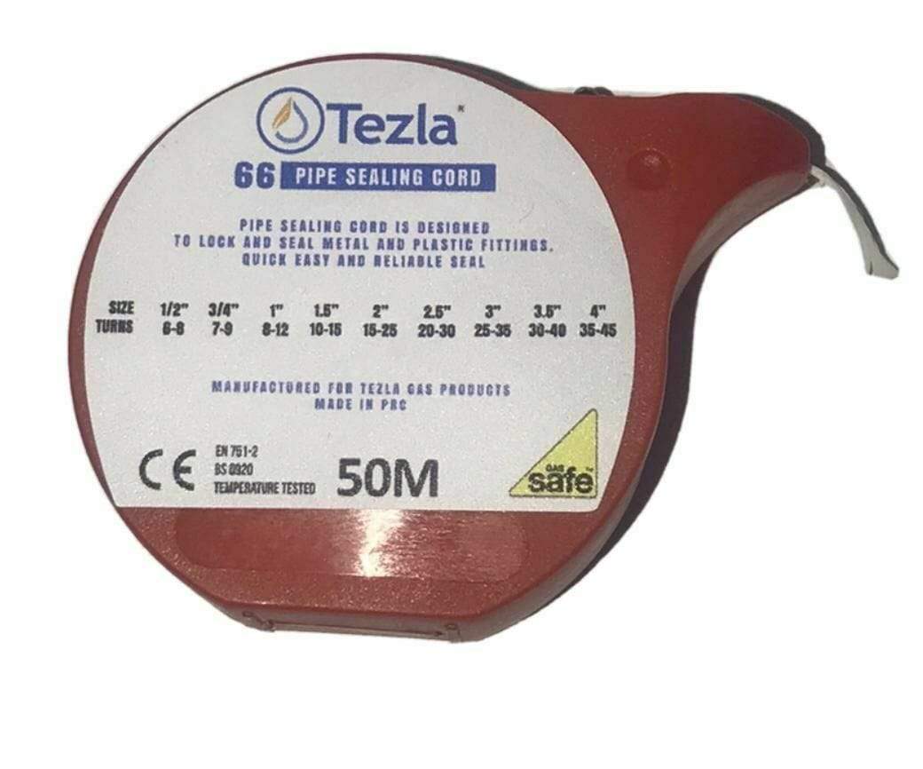 Gas Pipe Sealing Cord 50m - Tezla 66