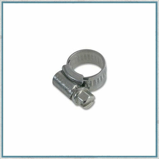 Pack of 4 Jubilee Clips, hose clip, gas hose, worm drive (M00) 8-20mm Diam