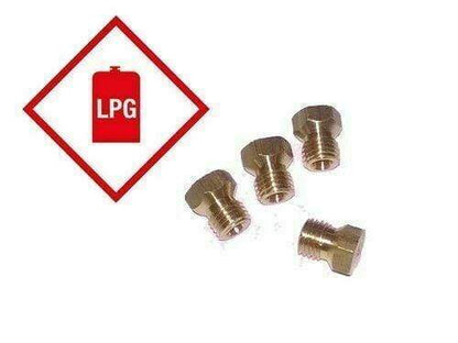 LPG Gas Jet Set Pack Of 4 Burner Hob Injector Nozzle Conversion Kit - NEW!