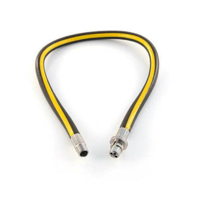 Midbrass Salvus 1/2" x 1.5m Straight Bayonet Gas Cooker Hob Hose LPG & NG