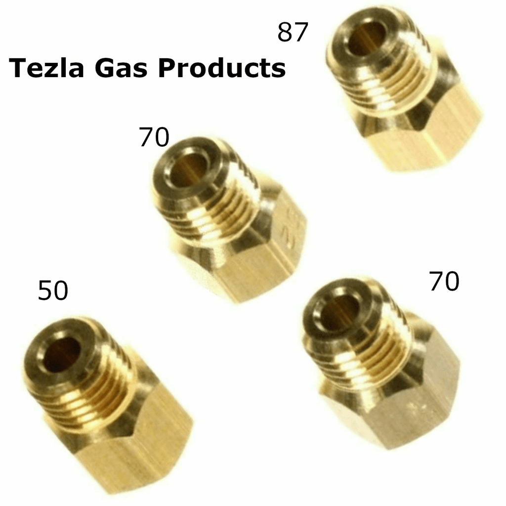 LPG Gas Jet Set - 4 Burner Hob Injector Propane Nozzle Conversion Kit