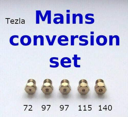 Natural Gas Jet Set -5 Burner Hob Injector Nozzle Conversion Kit