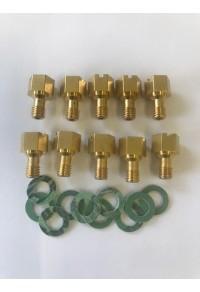 Bypass Screw For Beko Flavel Hotpoint Indesit Leisure Gas Cookers Pack Of 10 including washers