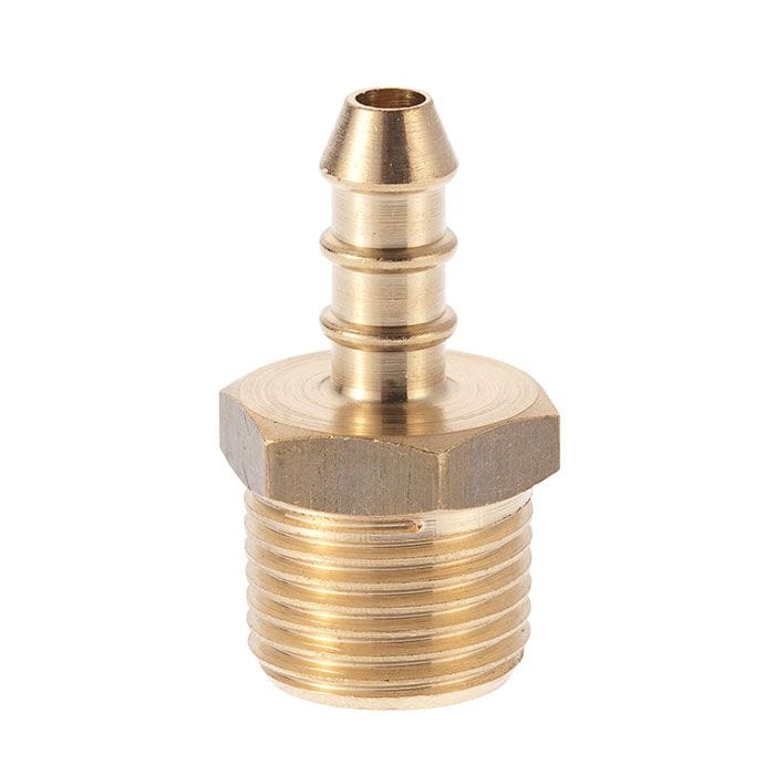 1/2" Bspt Male Fitting to Lpg Fulham Nozzle to 8mm I/D Hose