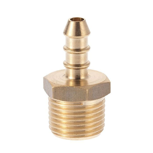 Conector macho Bspt de 1/2" a boquilla Fulham de GLP a manguera I/D de 8 mm