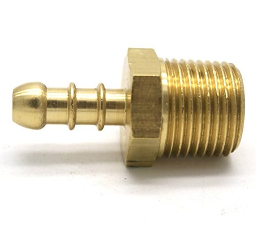 1/2" Bspt Male Fitting to Lpg Fulham Nozzle to 8mm I/D Hose