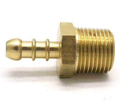 1/2" Bspt Male Fitting to Lpg Fulham Nozzle to 8mm I/D Hose