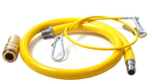 Quick Release Yellow Cover Cater Hose 1500 mm x 3/4"  CHC-34-1500