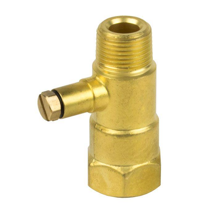 GAS TEST POINT VALVE PROPANE LP LPG Butane Male 3/8" x Female 3/8"